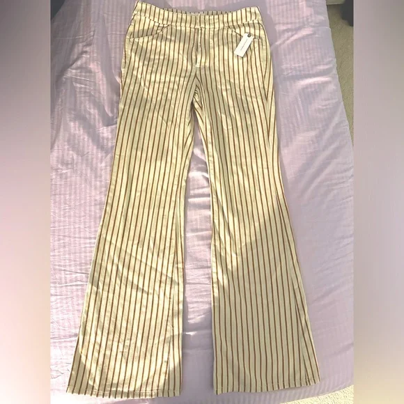 Anthropologie Kellie Stripes Pants NWT - Picture 6 of 8